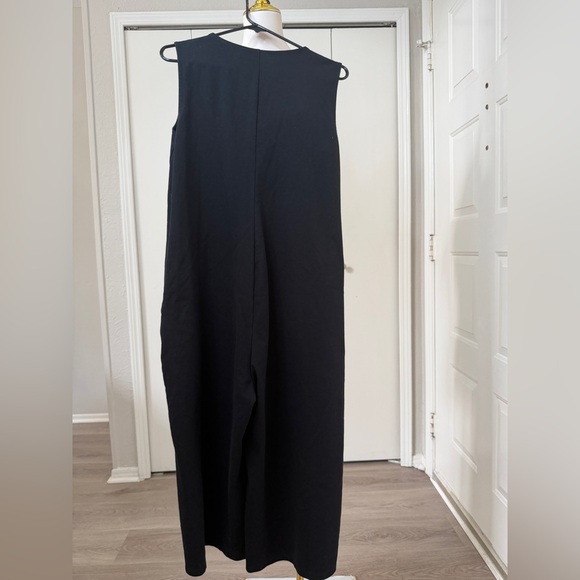 Eileen Fisher Black Sleeveless Jumpsuit - Picture 7 of 11